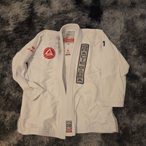 GRACIE BARRA GB EQUIPE EDITION Jiu-Jitsu Kimono White  Size A3 Top Only